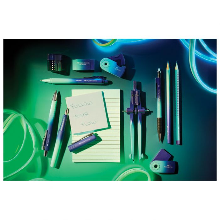 OLOVKA TEHNIČKA 0,7 MM GRIP 1347 FLOW FABER CASTELL 134702 TIRKIZNO-PLAVA
