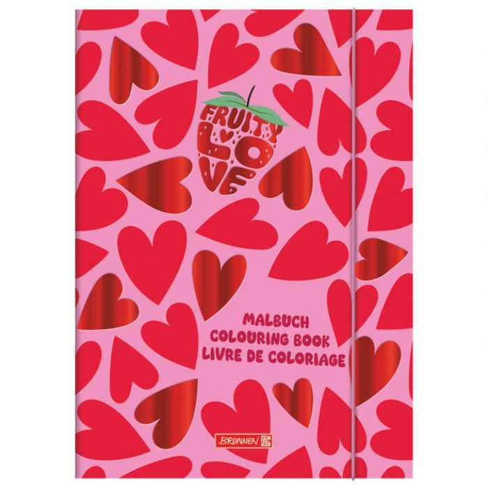 BOJANKA B5 16L PLUS NALJEPNICE FRUITY LOVE BRUNNEN 10-48124 522
