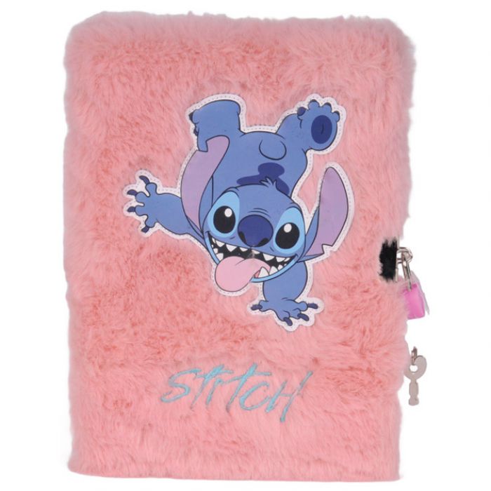 DNEVNIK PLIŠANI  A5 96L STITCH PASO DS25LI-3677