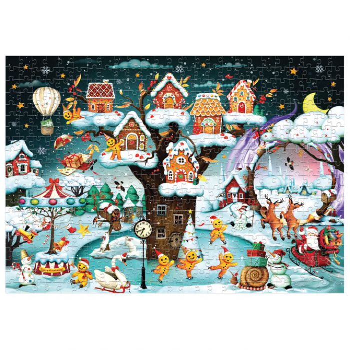PUZZLE 500 KOM TUBA CHRISTMAS "GINGERBREAD WORLD" INTERDRUK