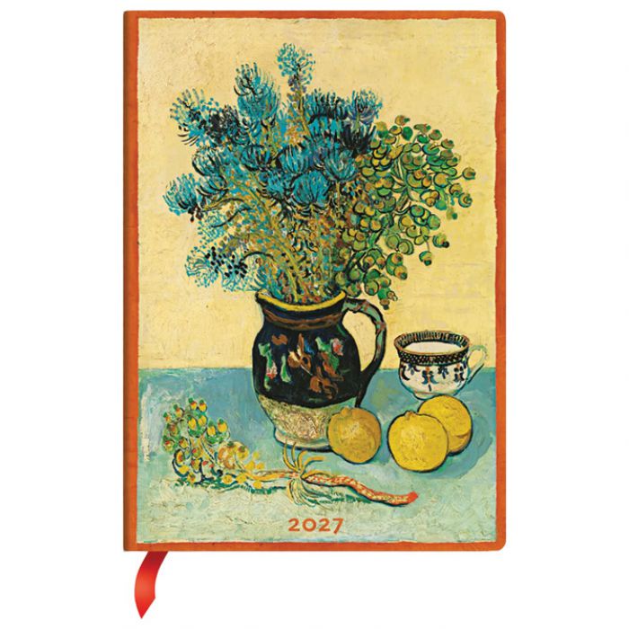 PLANER TJEDNI 2027-12,5X18CM-MIDI HORIZ. S GUMICOM VAN GOGH&APOS;S STILL LIFE PAPERBLANKS DE1928-3