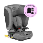 Kinderkraft autosjedalica FIX2GO i-Size 9-36 kg (76-150 cm), Grey