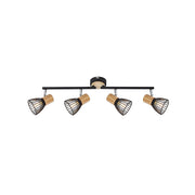 Rasvjeta Spot Black+Wood 4 Ferotehna
