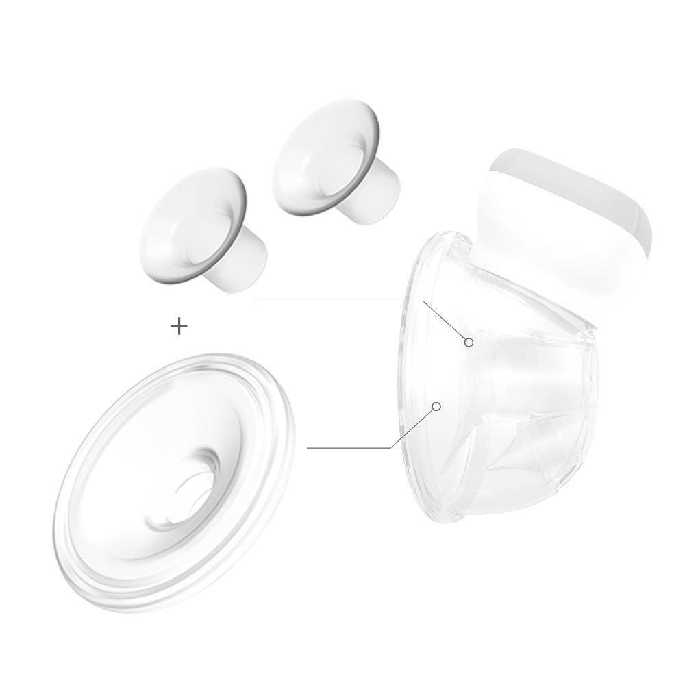 BabyOno set rezervnih dijelova za izdajalicu Shelly 1000 KIT II - silikonski nastavak 28 mm i lijevci 24 mm i 21 mm