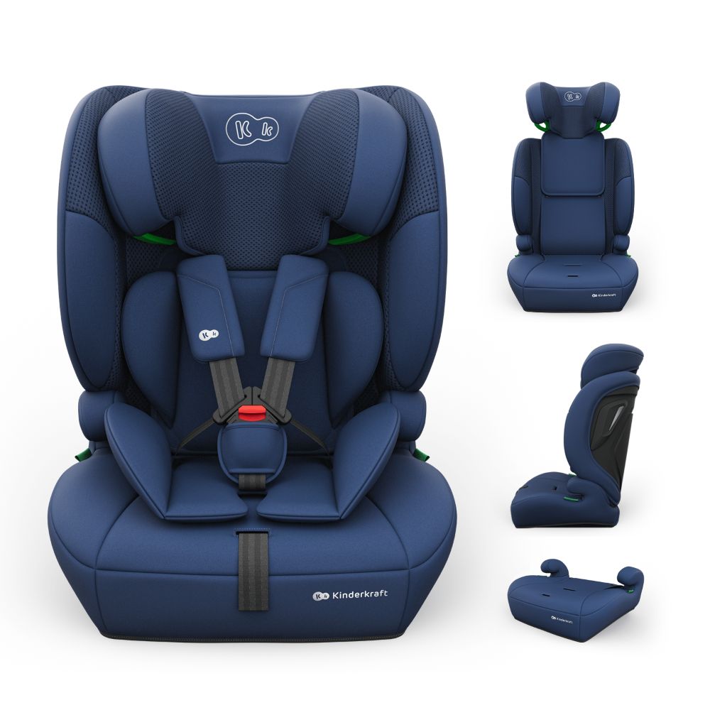 Kinderkraft autosjedalica Comfort Up 2 plus i-Size 9-36 kg (76-150 cm) bez Isofix-a, Navy