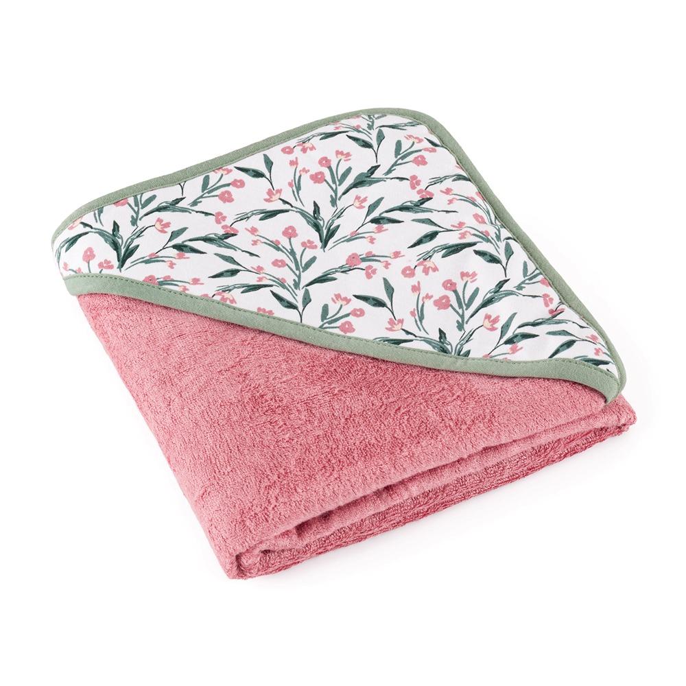 PETITE&MARS Loulou ručnik bambus 100x100cm, Pink Meadow