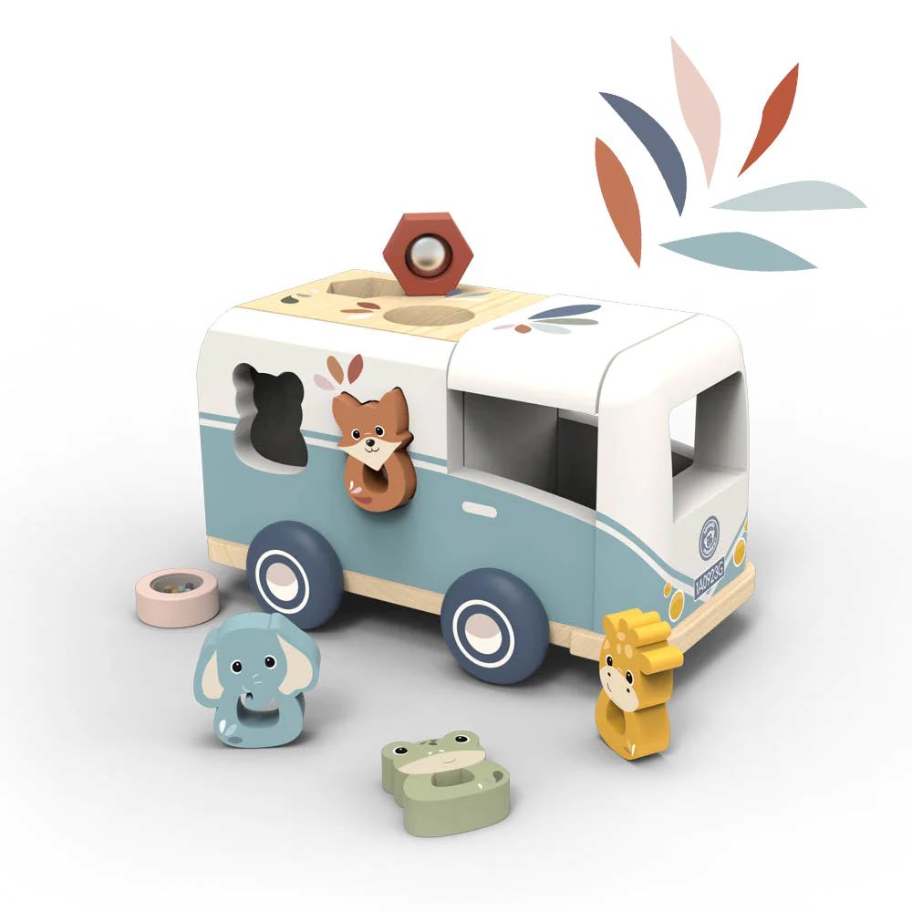 Speedy Monkey Drveni kombi s raznim oblicima