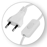 Kabel 2*0,75 s međusklopkom 2m bijeli Commel