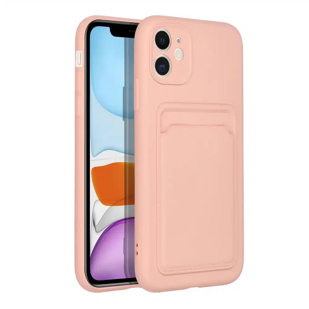 Pouzdro CARD Case pro IPHONE 11, růžové