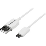 StarTech.com 0.5m USB 2.0 A/Micro-B m/m USB kabel 0,5 m USB A Micro-USB B 0,48 Gbit/s Bijelo