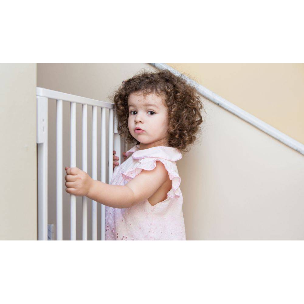 Ecotoys zaštitna ograda 74-105 cm, White