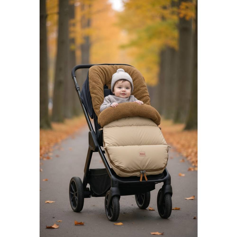 Fillikid Footmuff Kinley zimska vreća za kolica, Teddy nature