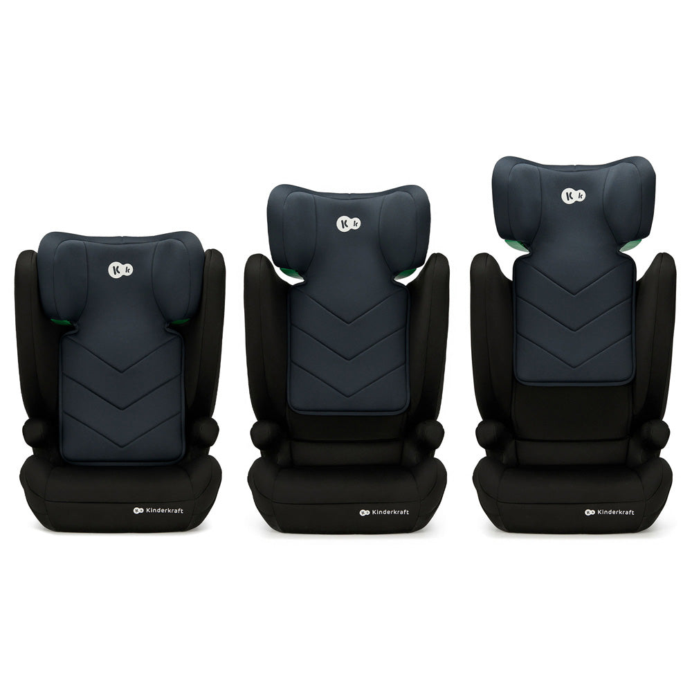 Kinderkraft autosjedalica I-Spark i-Size 15-36 kg (100-150 cm), Black