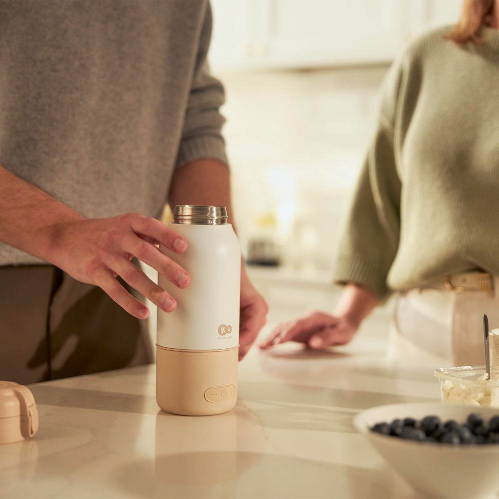 Kinderkraft GAJA prijenosni grijač - bočica/termosica s baterijom 500 ml, Beige