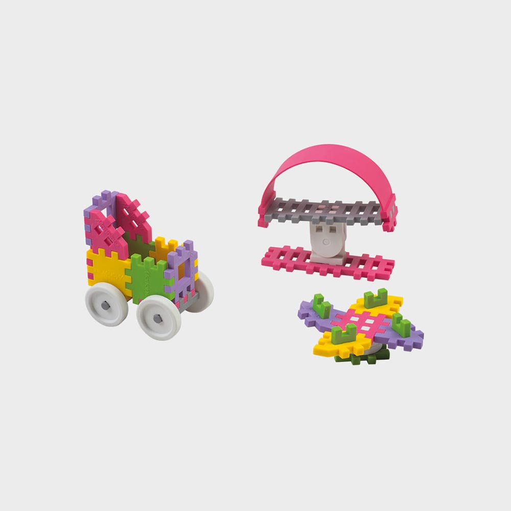 Marioinex Mini Waffle konstruktor 35 kom, roza