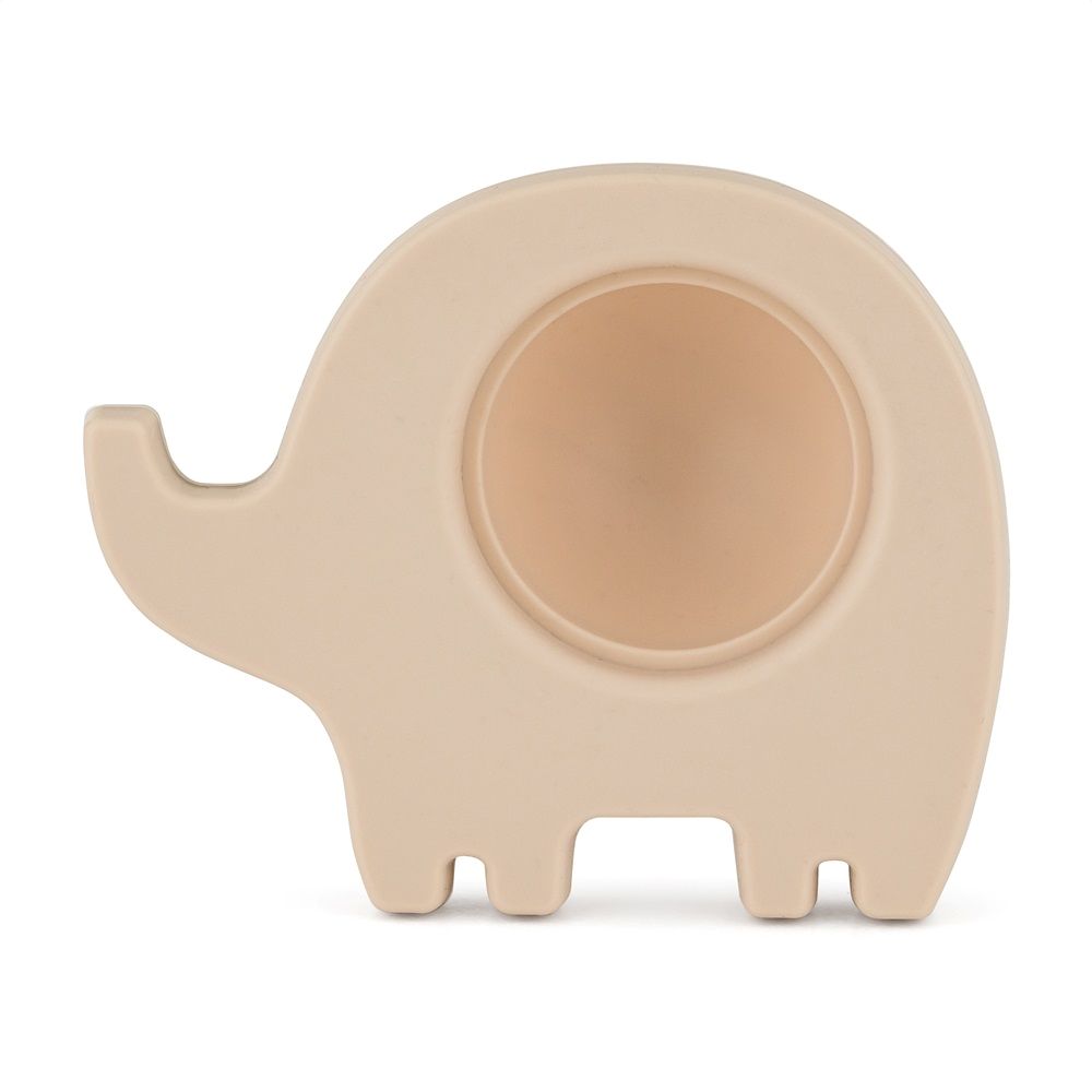PETITE&MARS Silikonska pop up grickalica za zube Elephant Edwin 6 m+, Misty Green