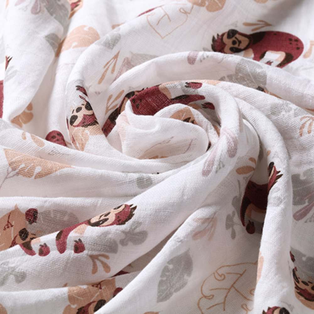 BabyOno Tetra pelene Muslin Ljenjivac, sive