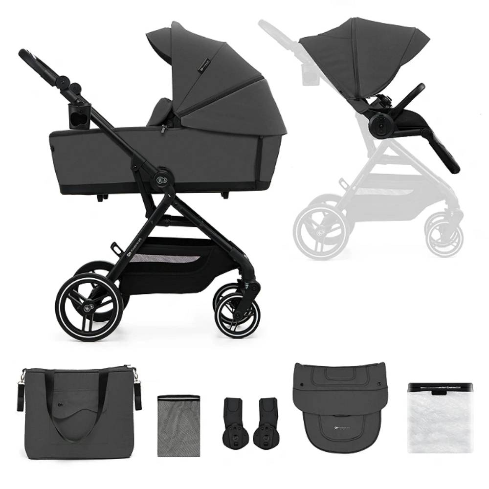 Kinderkraft dječja kolica Yoxi 2u1, Moonlight Grey