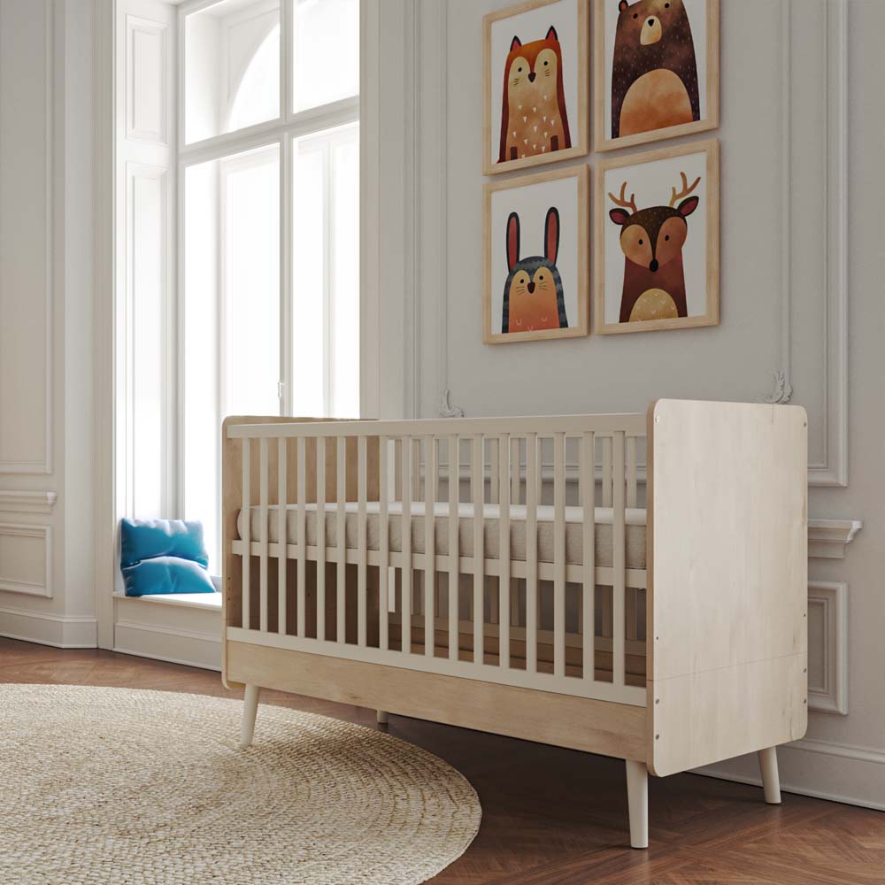 Faktum Peak kinderbet/krevet 140x70 cm, Natural Oak-White