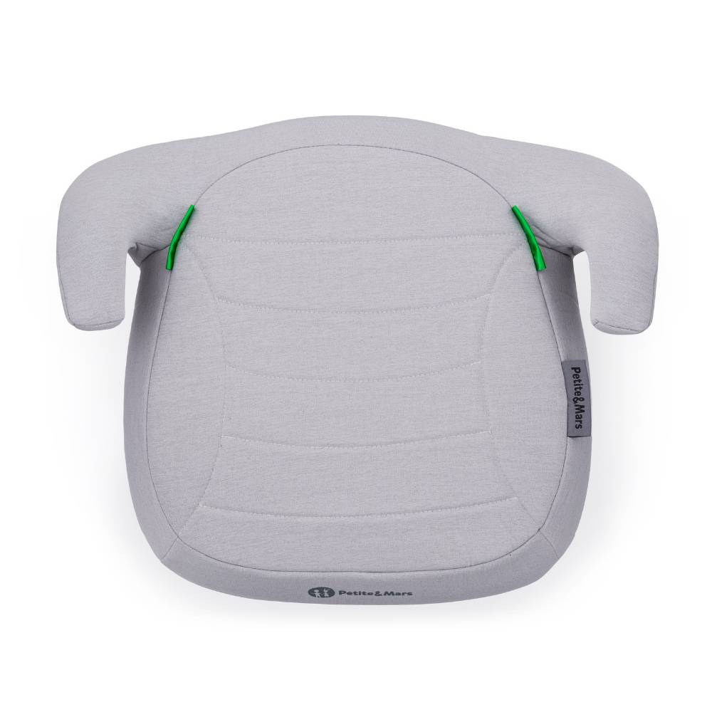 PETITE&amp;MARS booster autosjedalica Zuno (125-150 cm) bez Isofix-a, Gentle Grey
