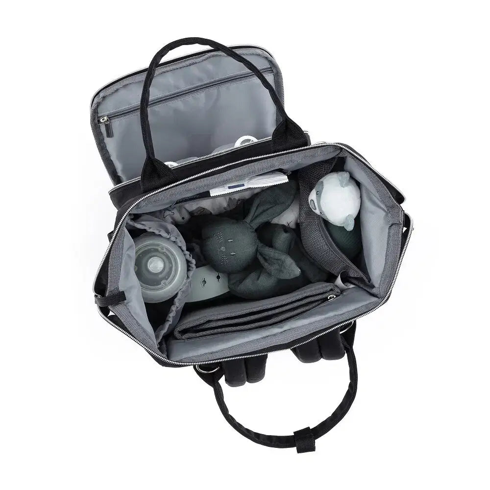 PETITE&MARS Ruksak za pelene Jack, Black