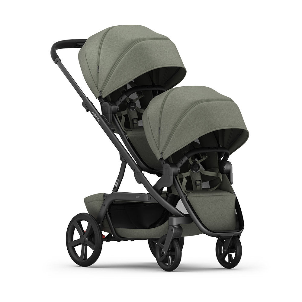 REDSBABY NUVO 2 Twin dječja kolica za blizance 2u1, Sage