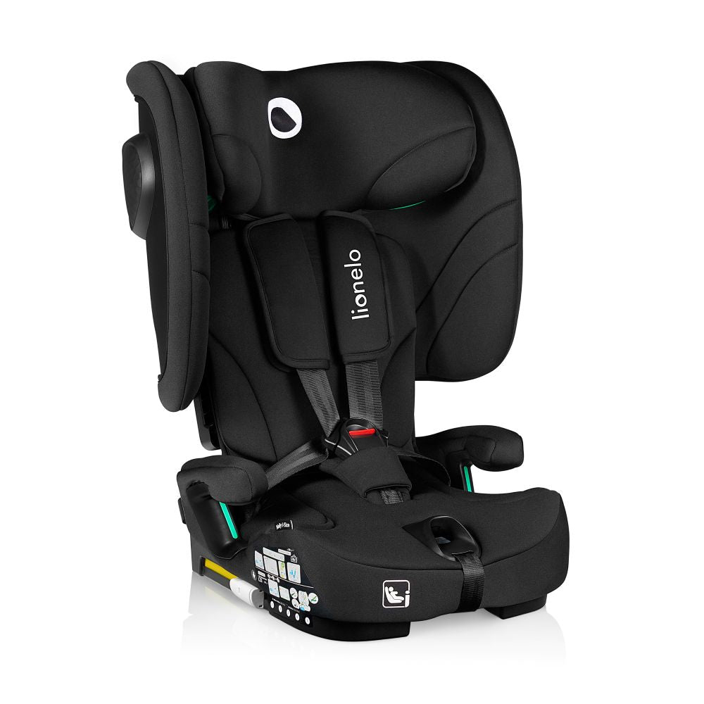 Lionelo autosjedalica Nelly i-Size 9-36 kg (76-150 cm), Black Carbon