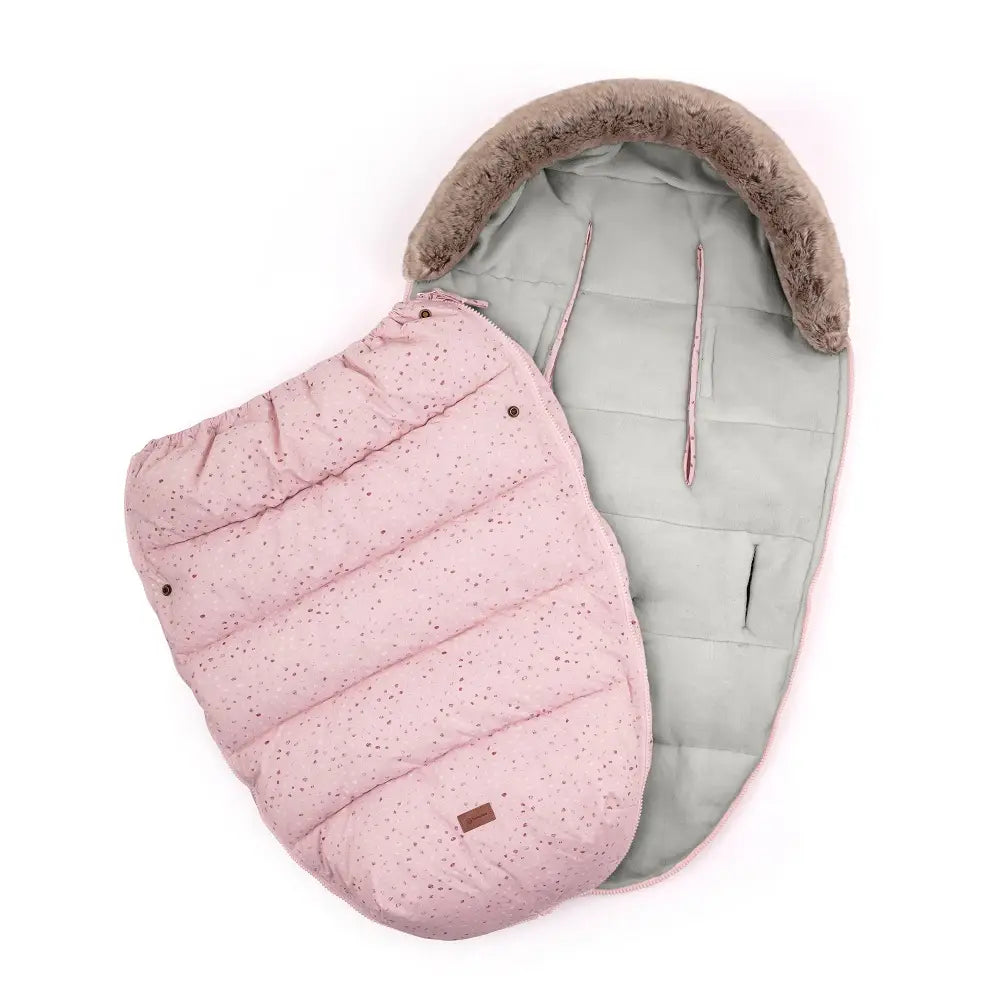PETITE&MARS Footmuff Comfy 4 u 1 zimska vreća za kolica, Glossy Princess/Grey