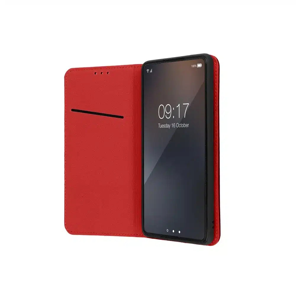 Kožené pouzdro SMART PRO pro XIAOMI Redmi NOTE 12 PRO 5G vínové