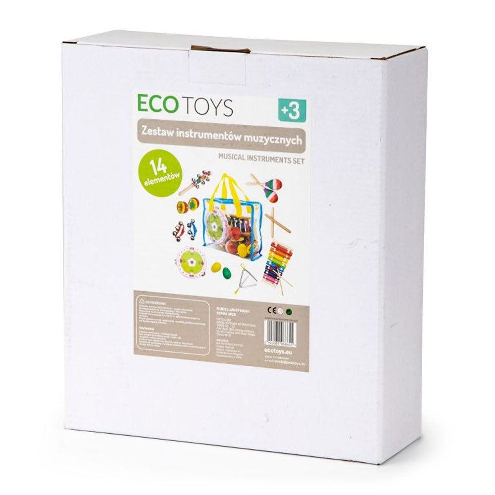 Ecotoys Set glazbenih instrumenata od 14 dijelova
