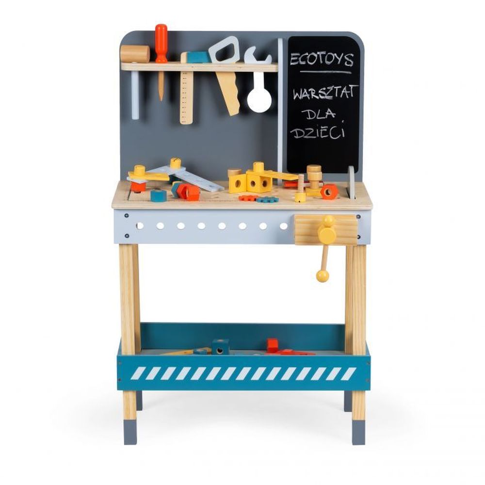 Ecotoys Stol za igru Mali Majstor od 47 elementa