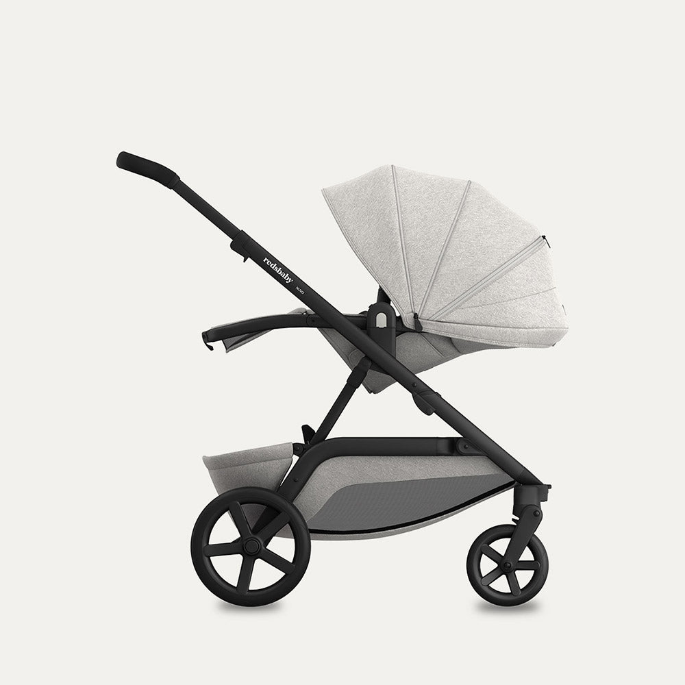 REDSBABY NUVO Twin dječja kolica 2u1 Gun Metal, Pebble M