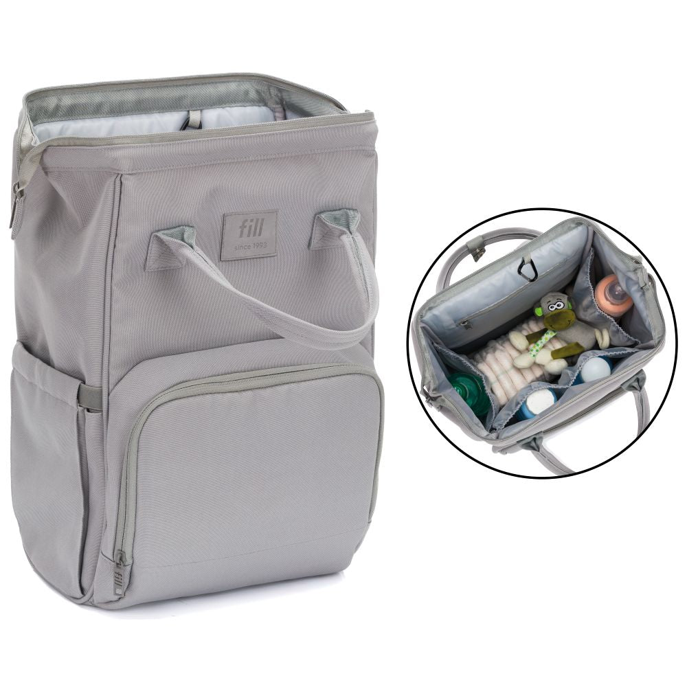 Fillikid Barcelona torba/ruksak za mamu, grey