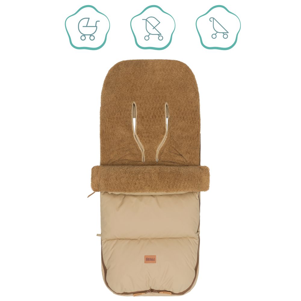 Fillikid Footmuff Kinley zimska vreća za kolica, Teddy nature