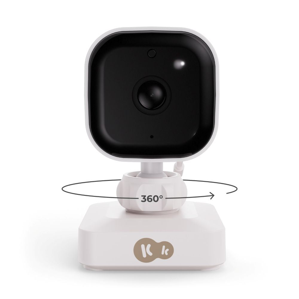 Kinderkraft NITEEYE TRAVEL bežični baby monitor sa stalkom za kameru, White