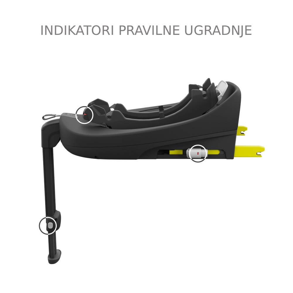 Kinderkraft rotirajuća Isofix baza ENDURA SAFE FX