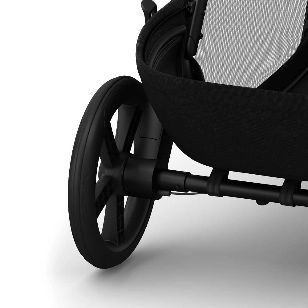 REDSBABY NUVO 2 Twin dječja kolica za blizance 2u1, Platinum Black