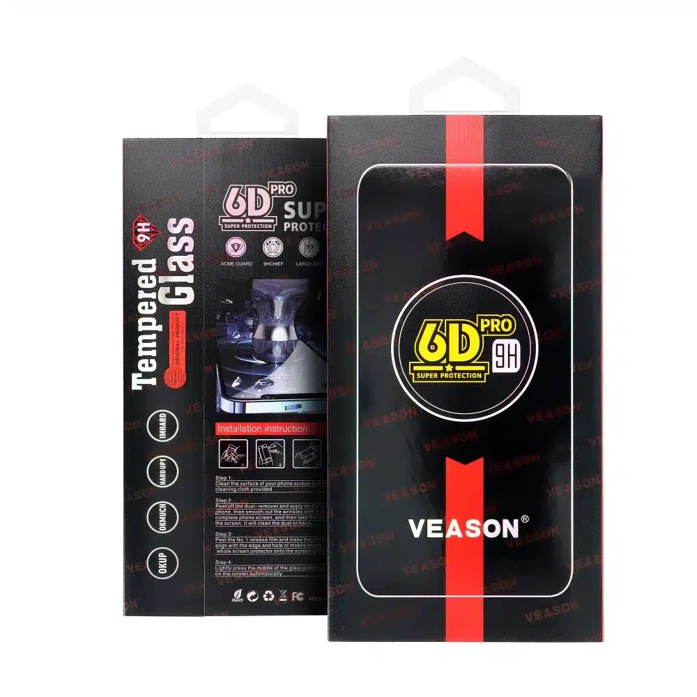 Kaljeno staklo 6D Pro Veason Glass - za Samsung Galaxy A36 5G / A56 5G crno