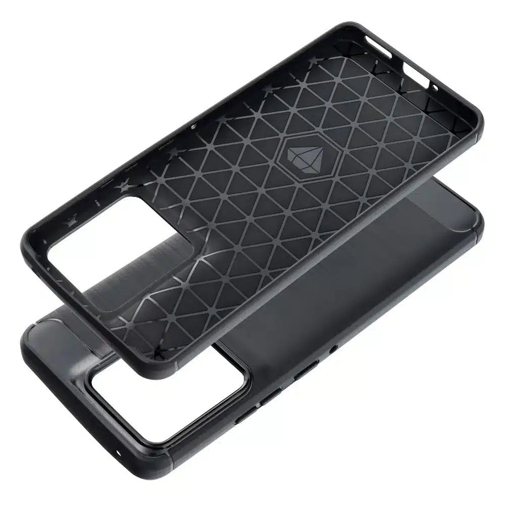 CARBON maska za MOTOROLA EDGE 50 Pro crna