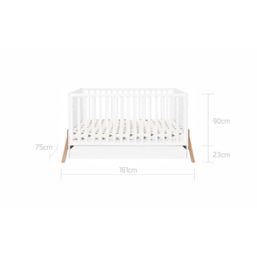 Bellamy Lotta krevet 140x70 cm, latte