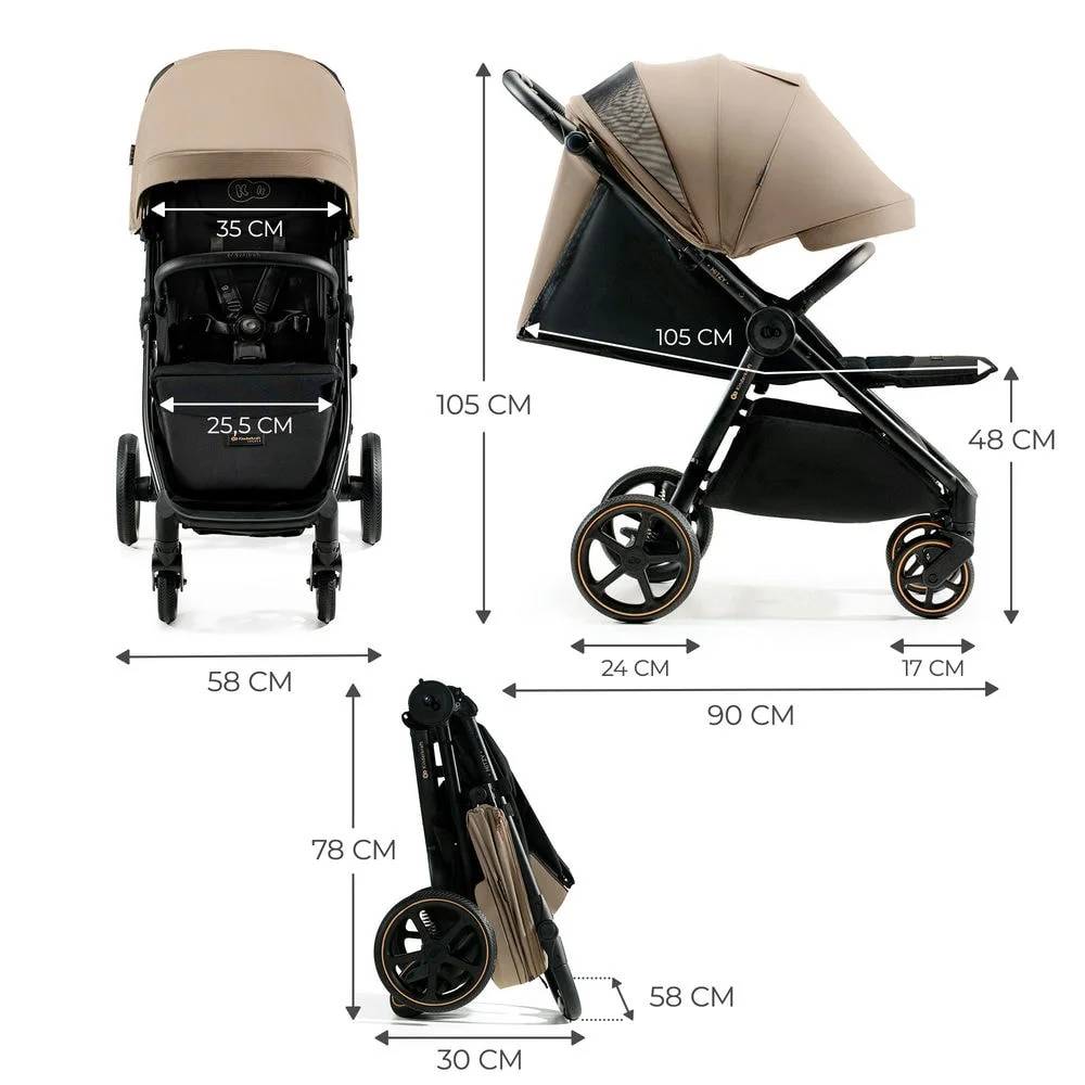 Kinderkraft sportska kolica Mitzy, Linen Beige