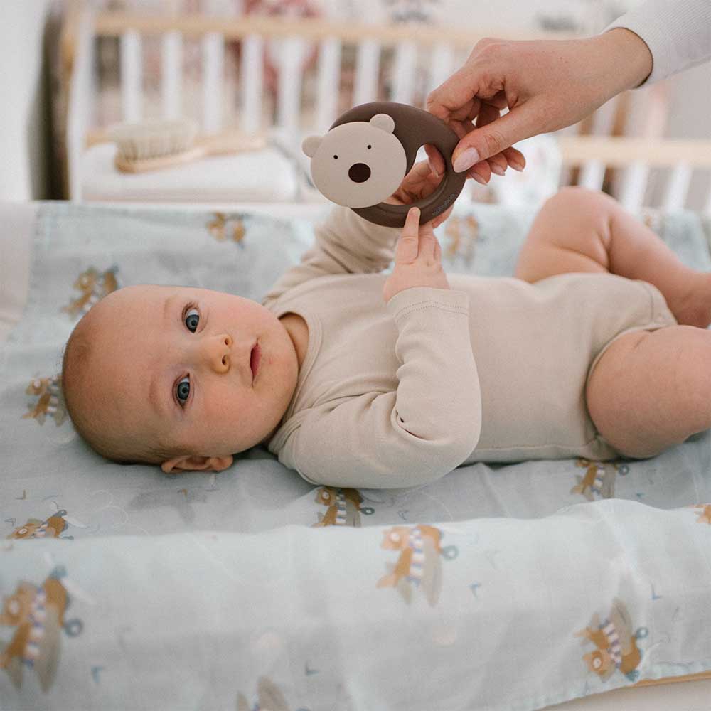 BabyOno Bambus tetra pelene Avioni, mint
