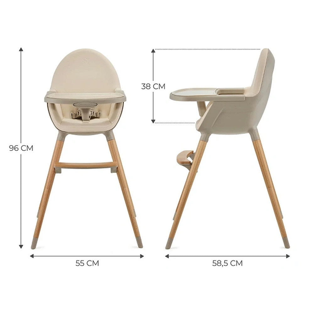 Kinderkraft Hranilica Fini 2 2u1, Beige