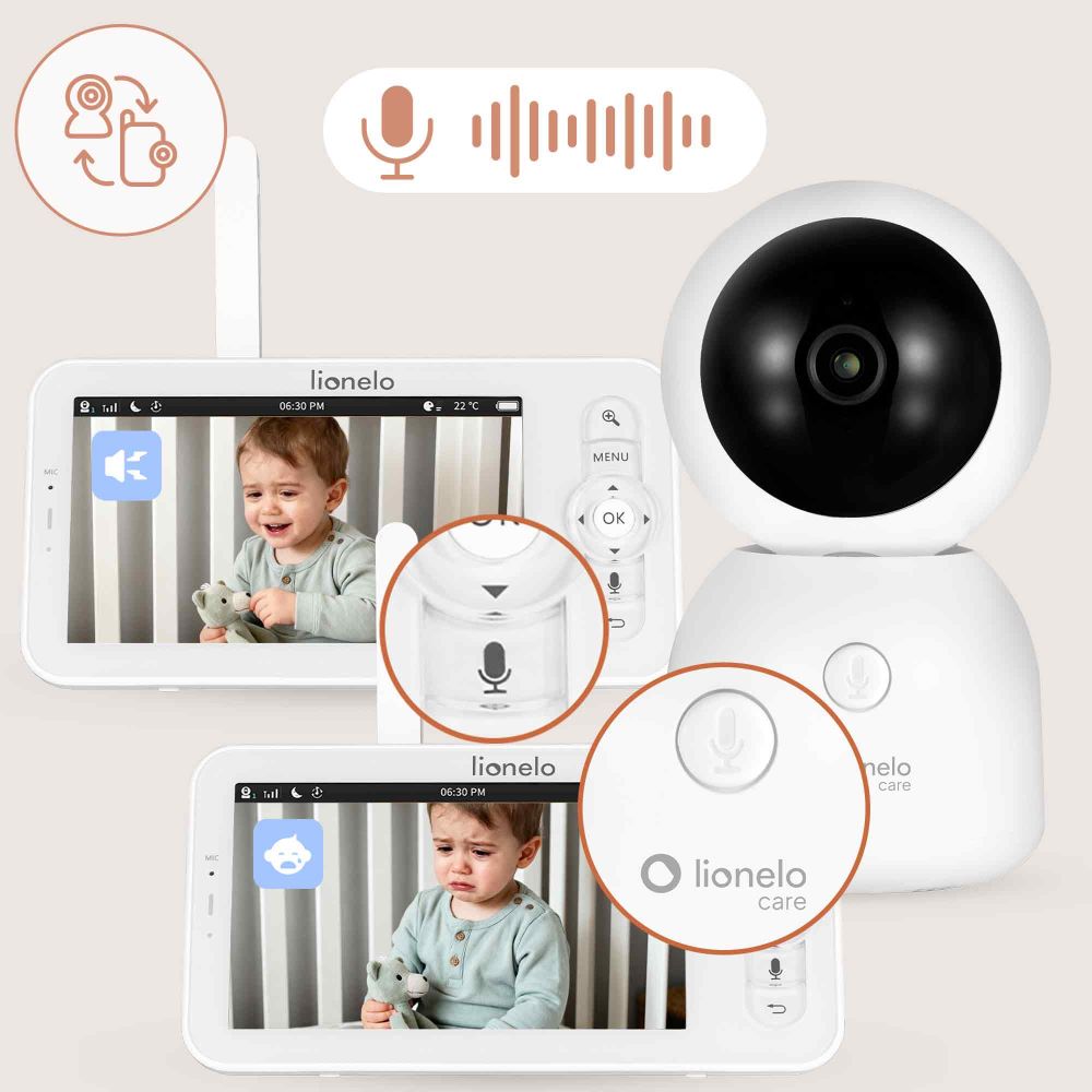Lionelo baby monitor dvosmjerni Babyline 9.2 Al