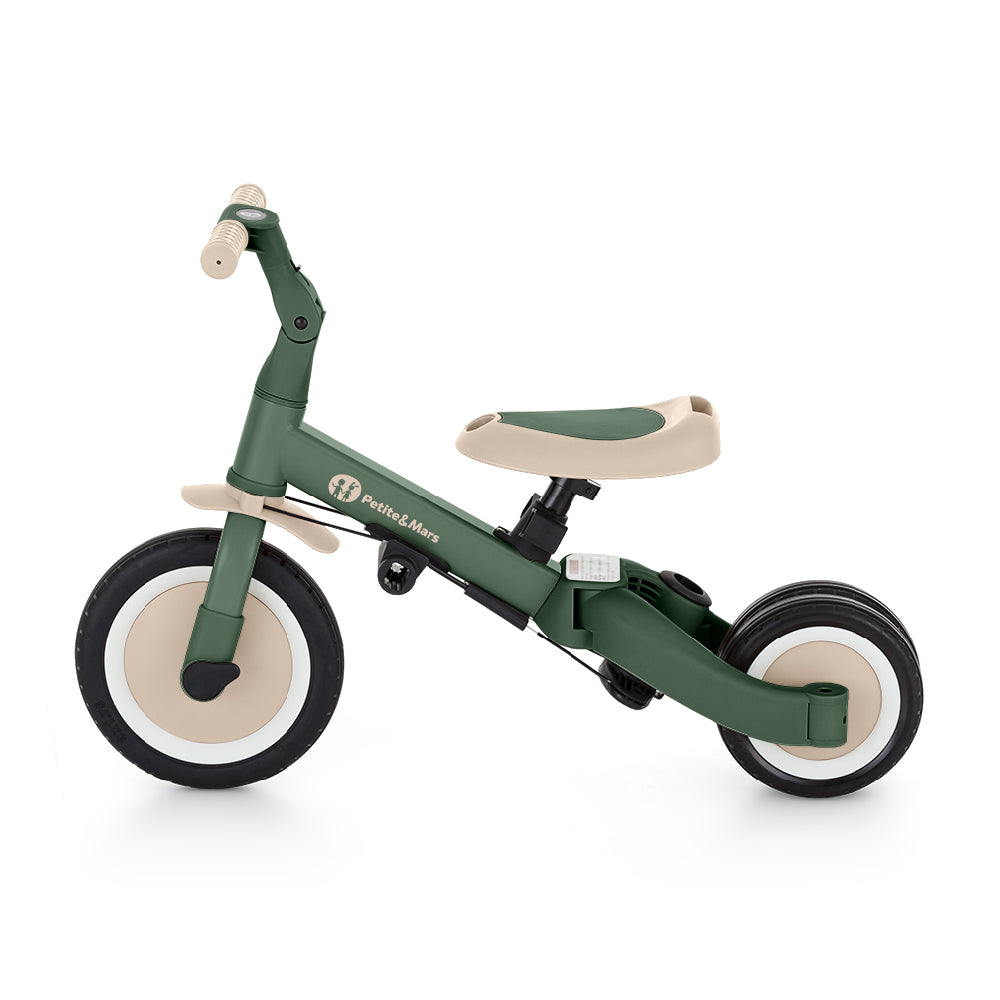 PETITE&MARS Tricikl Turbo 5 u 1, Misty Green