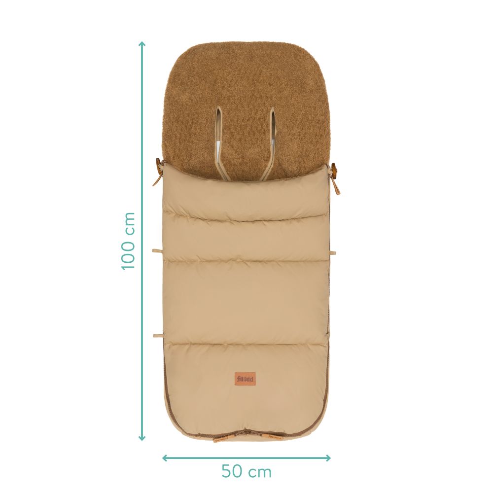 Fillikid Footmuff Kinley zimska vreća za kolica, Teddy nature