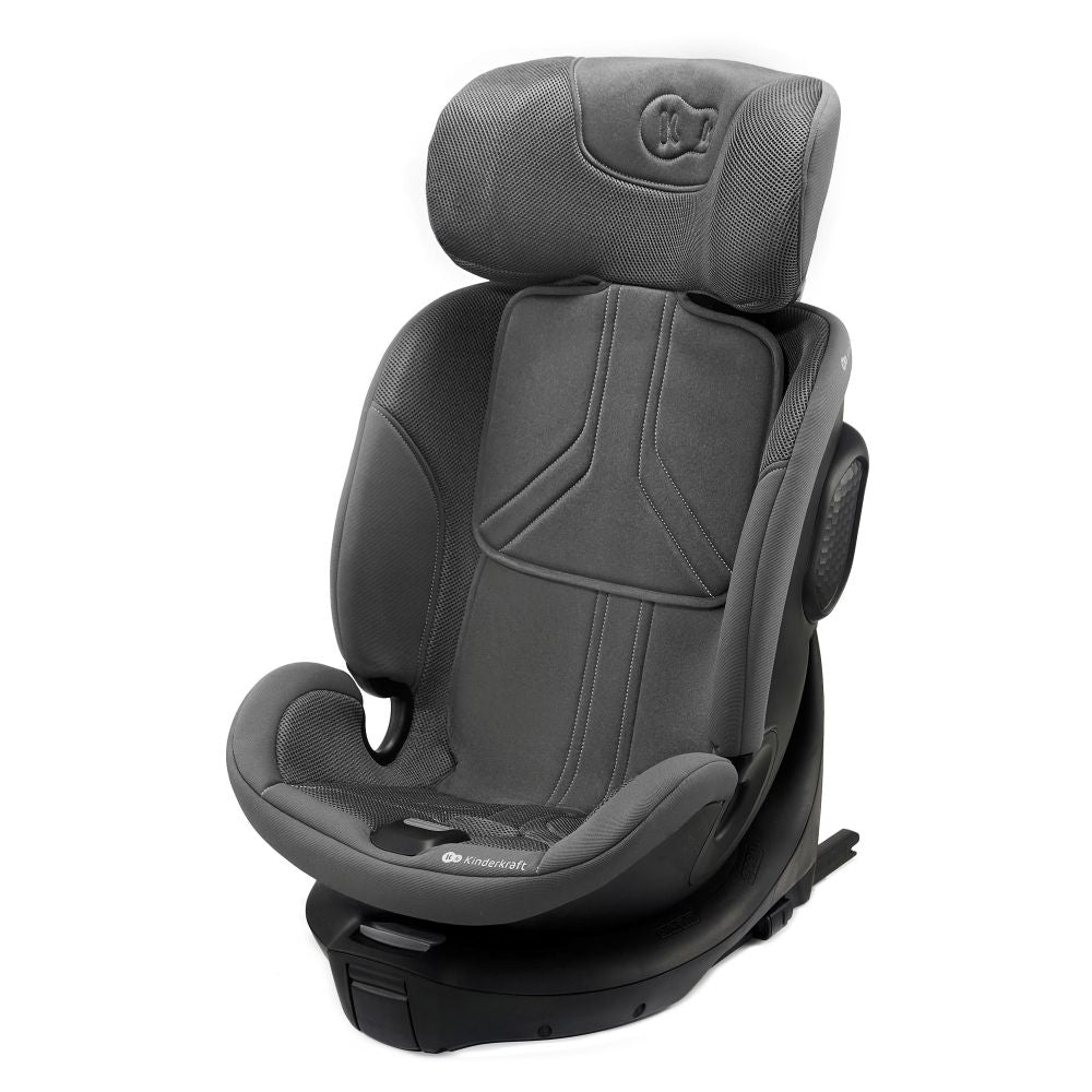 Kinderkraft autosjedalica XRIDER 2 i-Size 0-36 kg (40-150 cm) 360, siva