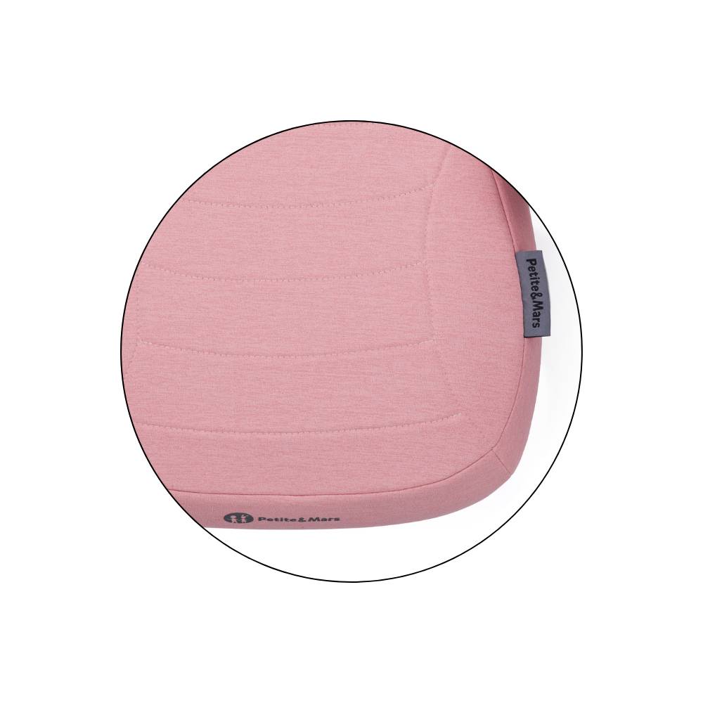 PETITE&amp;MARS booster autosjedalica Zuno (125-150 cm) bez Isofix-a, Han Pink