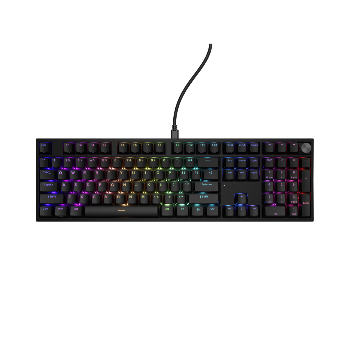 GENESIS Thor 404 tipkovnica Univerzalno USB QWERTY Engleski Crno