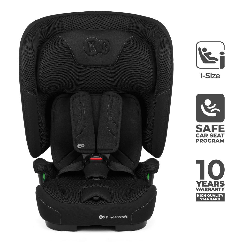 Kinderkraft autosjedalica FIX2GO i-Size 9-36 kg (76-150 cm), Black